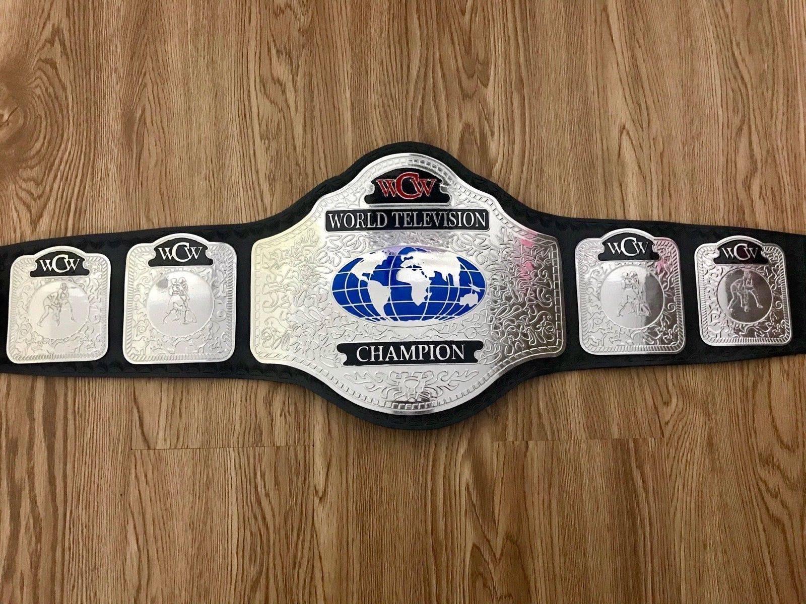 WCW WORLD TELEVISION Brass Championship Belt