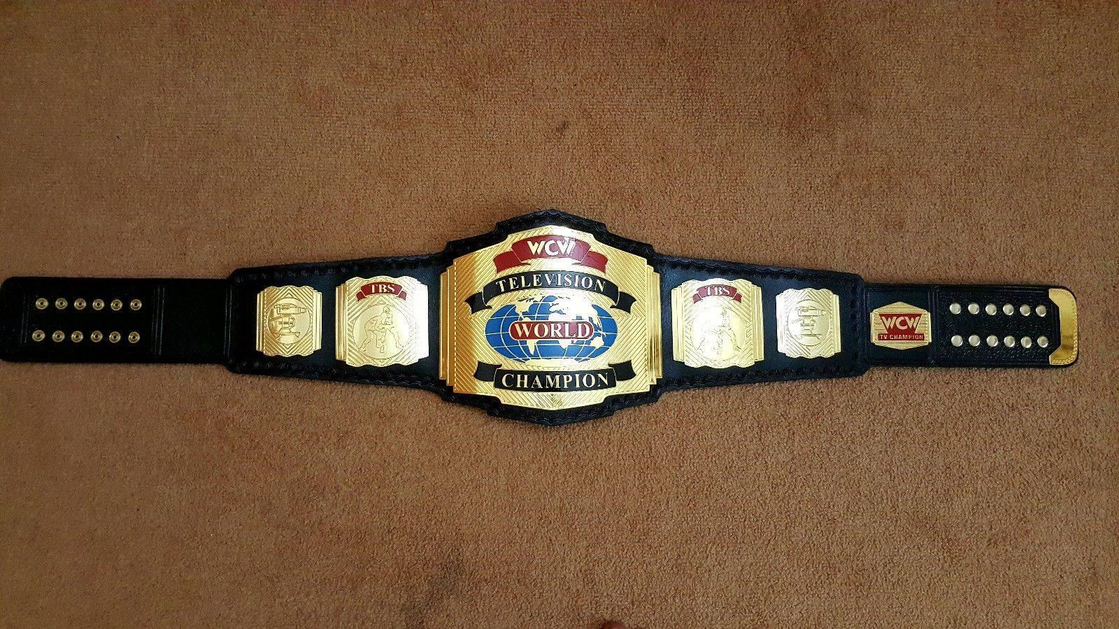 WCW WORLD TELEVISION Brass Championship Belt - Zees Belts