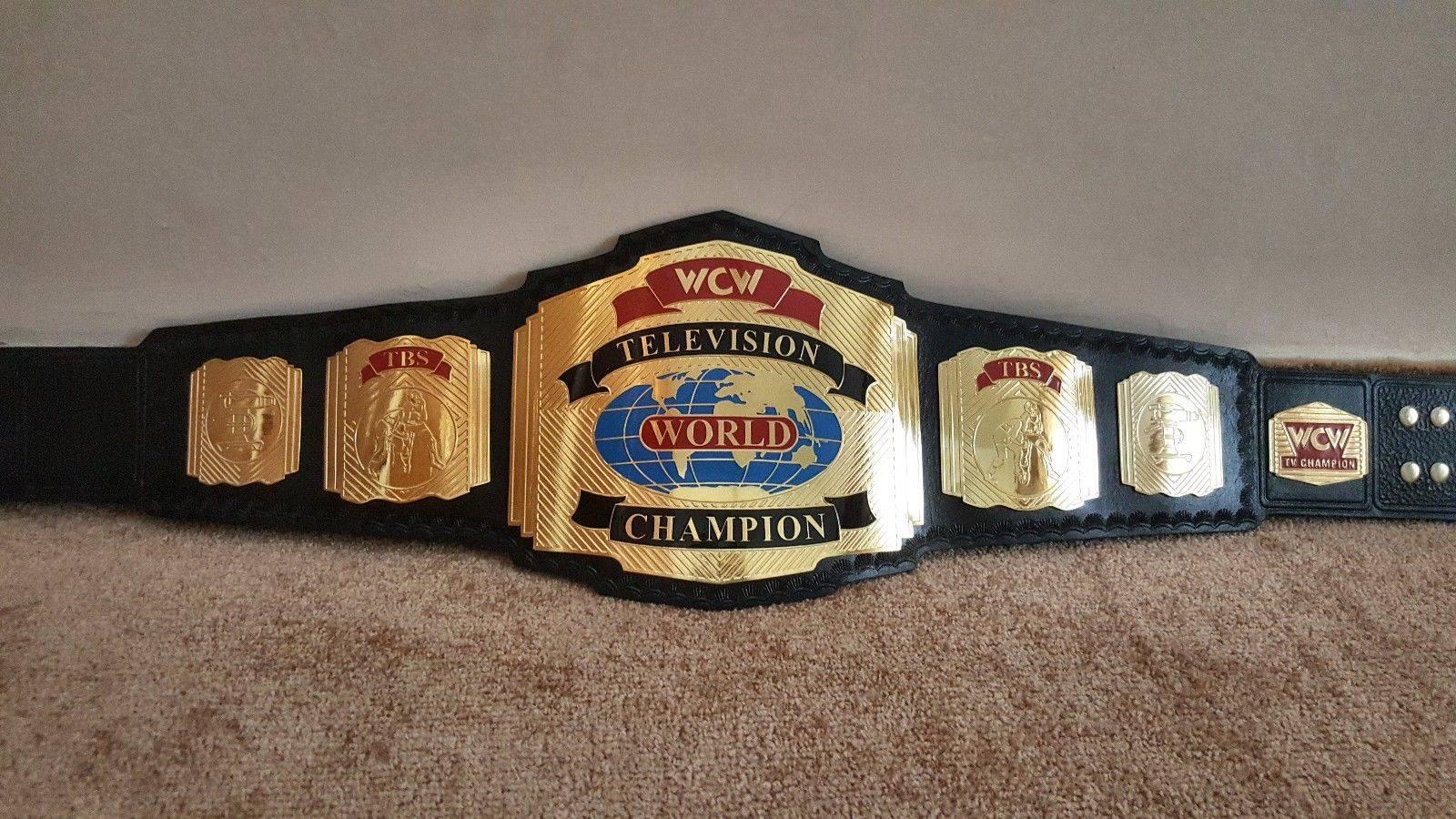 WCW WORLD TELEVISION Brass Championship Belt - Zees Belts
