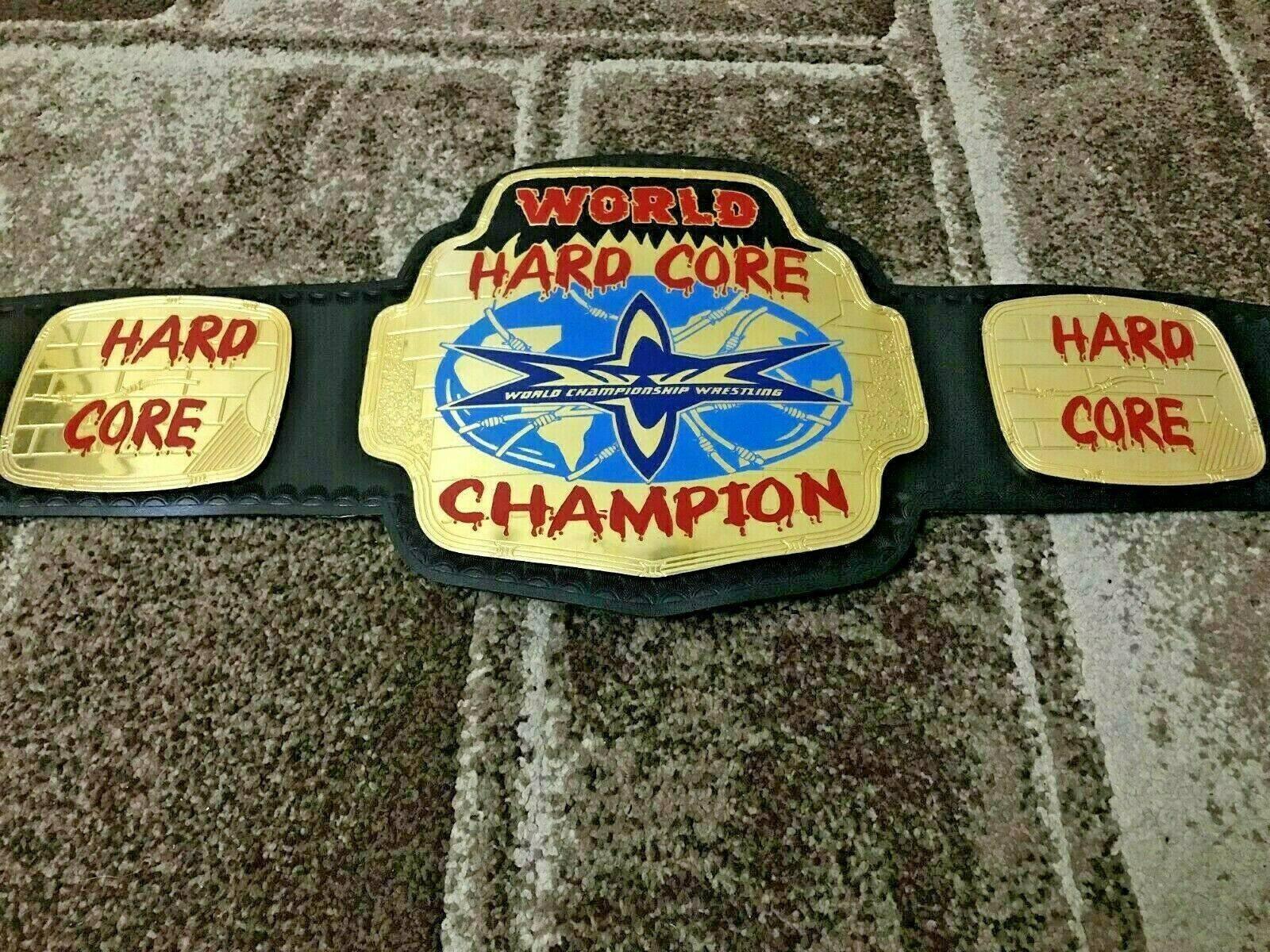 WCW WORLD HARDCORE Brass Championship Belt