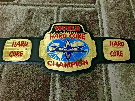 WCW WORLD HARDCORE Brass Championship Belt - Zees Belts