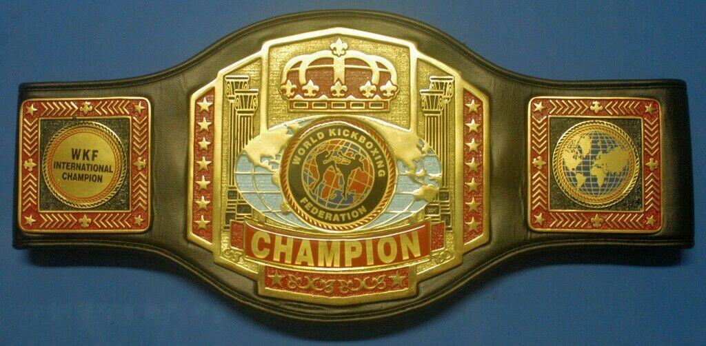WKF WORLD KICKBOXING Championship Belt | Zees Championship Belts