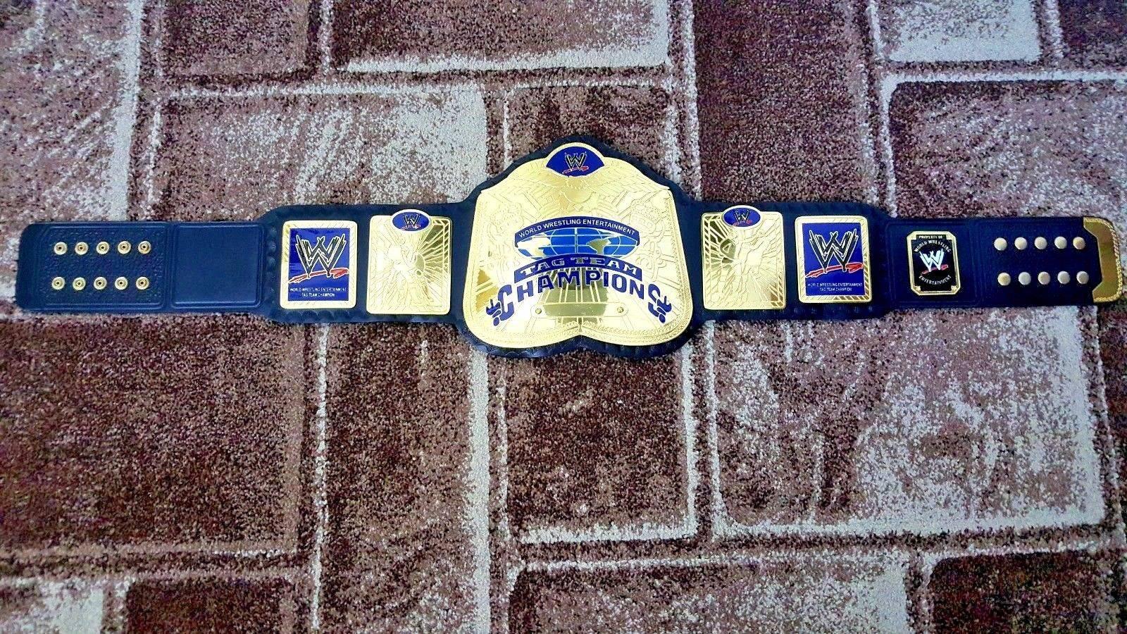 WWE TAG TEAM Brass Championship Belt - Zees Belts
