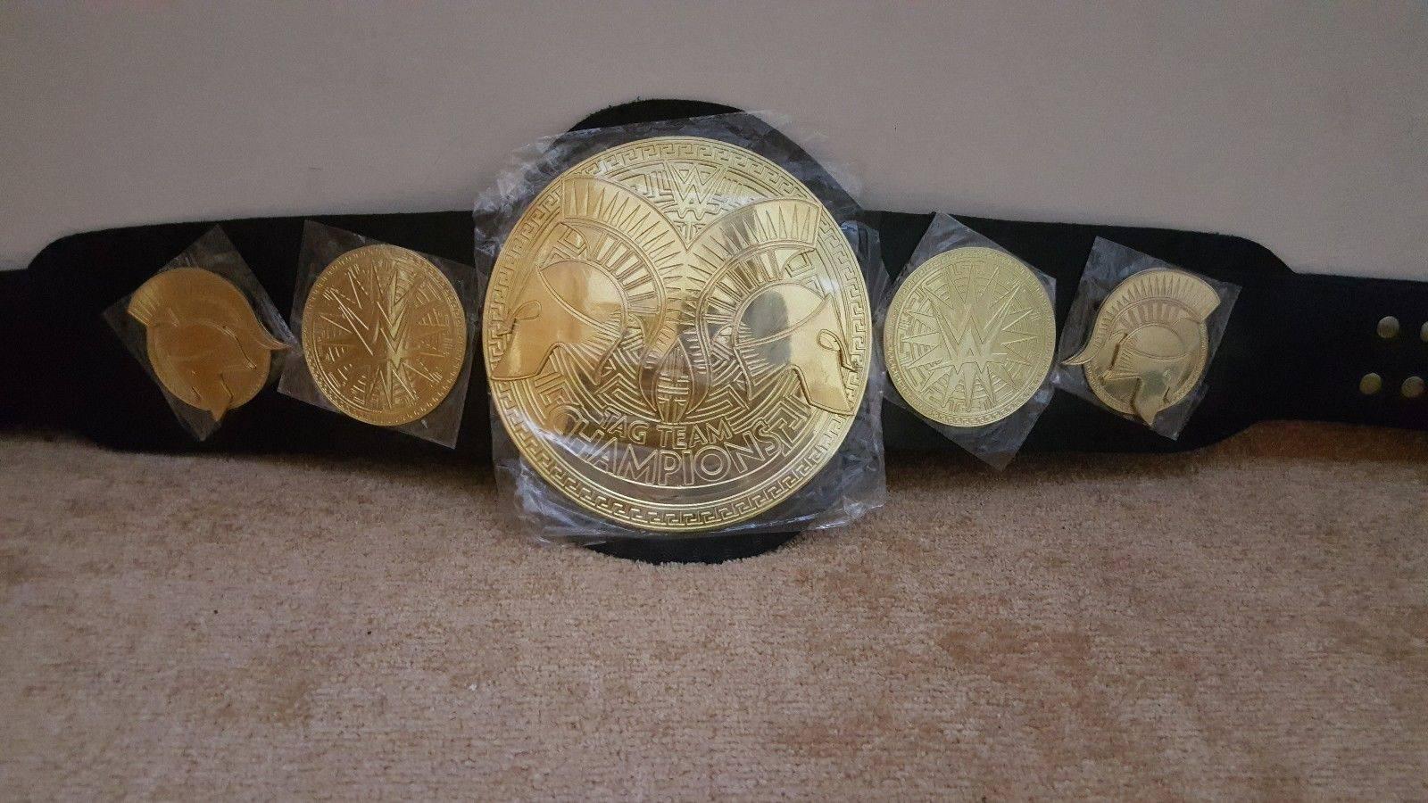 WWE WORLD TAG TEAM Brass Championship Title Belt - Zees Belts