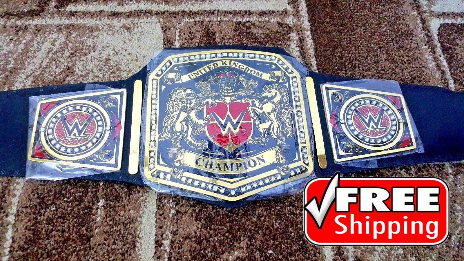 WWE UNITED KINGDOM Brass Championship Title Belt