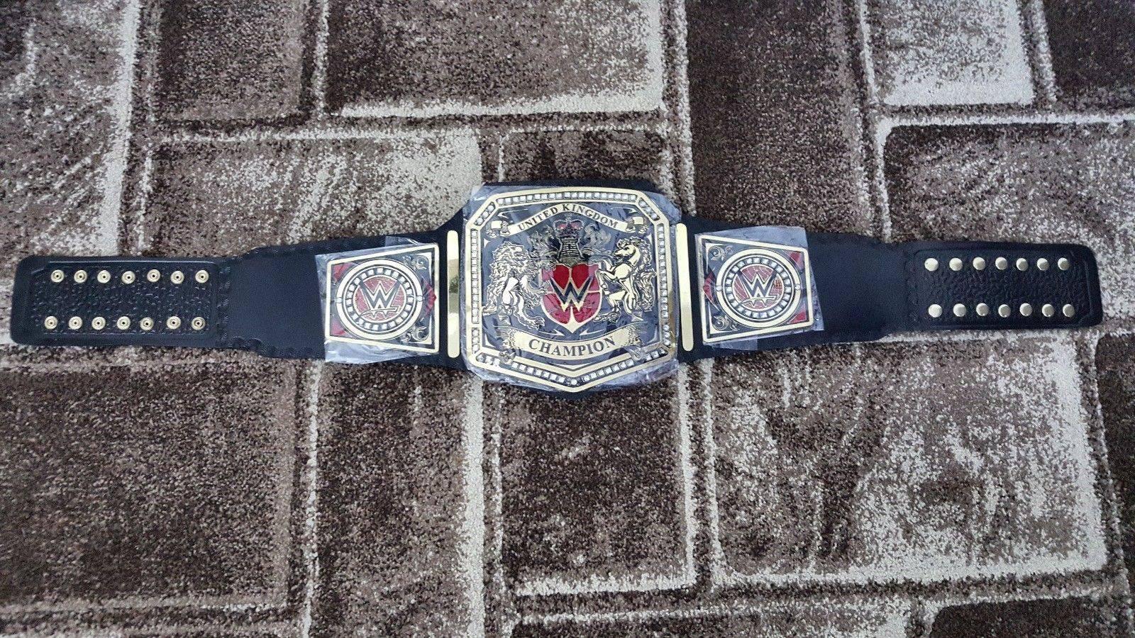 WWE UNITED KINGDOM Brass Championship Title Belt - Zees Belts