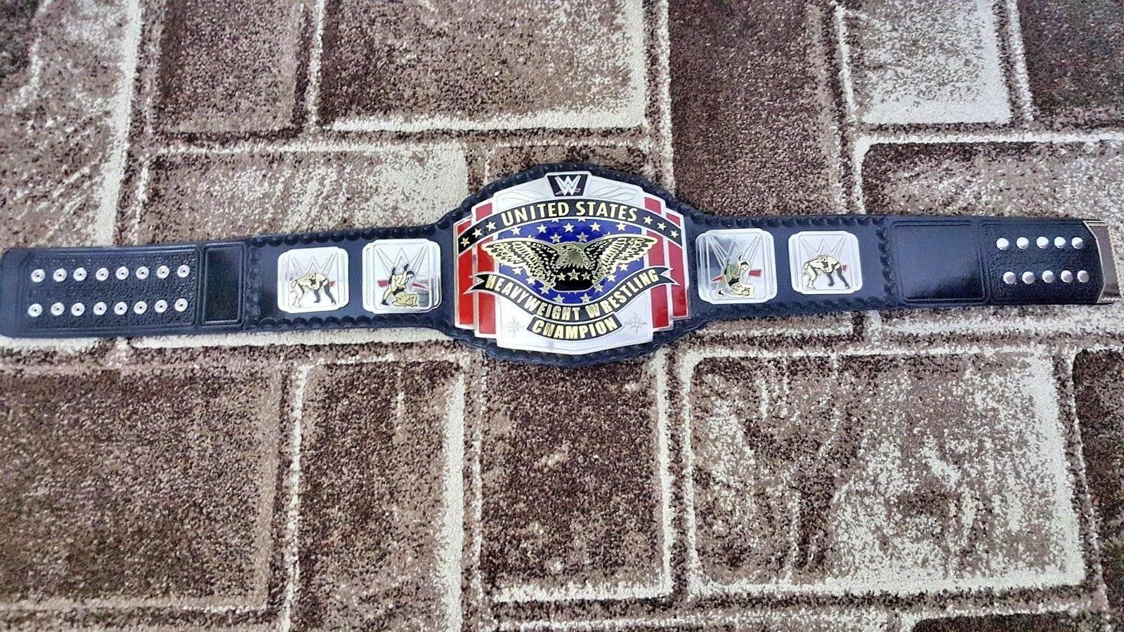 WWE UNITED STATES HEAVYWEIGHT Brass Championship Title Belt - Zees Belts