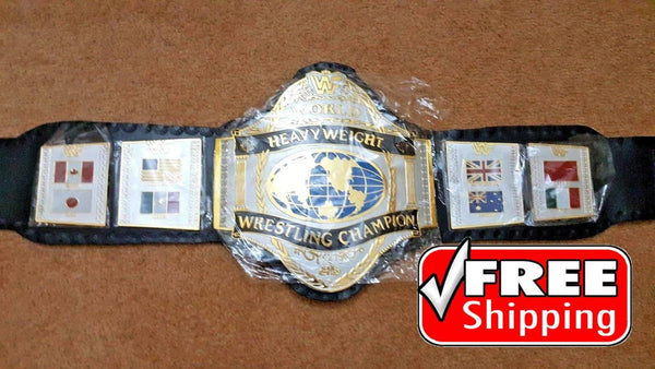 WWF HULK HOGAN 86 Brass Championship Title Belt - Zees Belts
