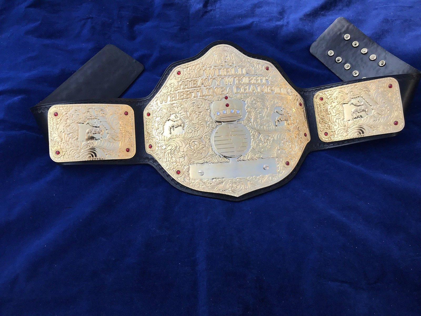WWE BIG GOLD DUAL PLATED 24K GOLD Championship Belt - Zees Belts