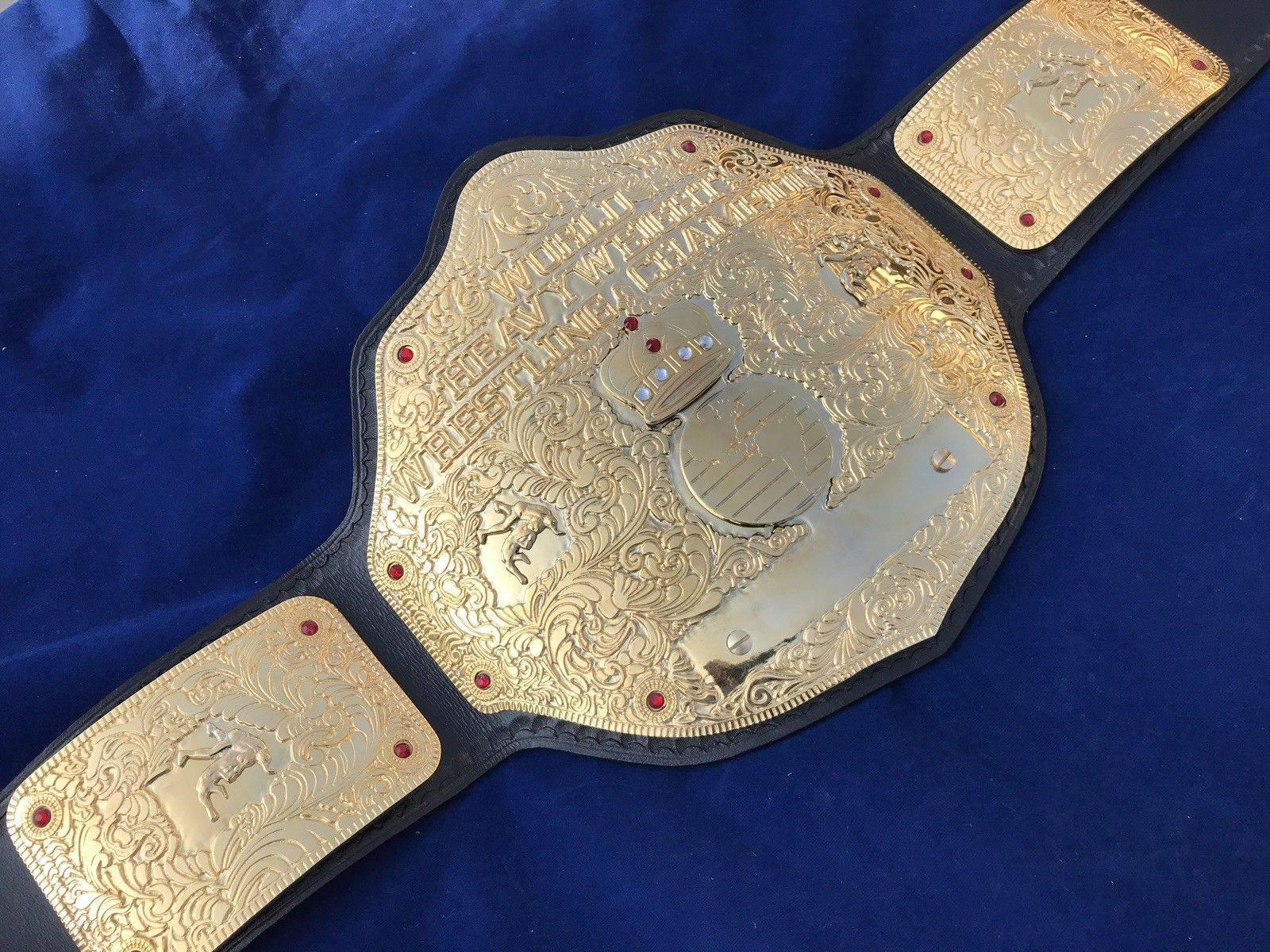 WWE BIG GOLD DUAL PLATED 24K GOLD Championship Belt - Zees Belts