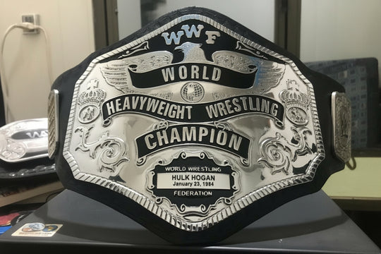 WWF HULK HOGAN 84 Zinc Championship Belt - Zees Belts