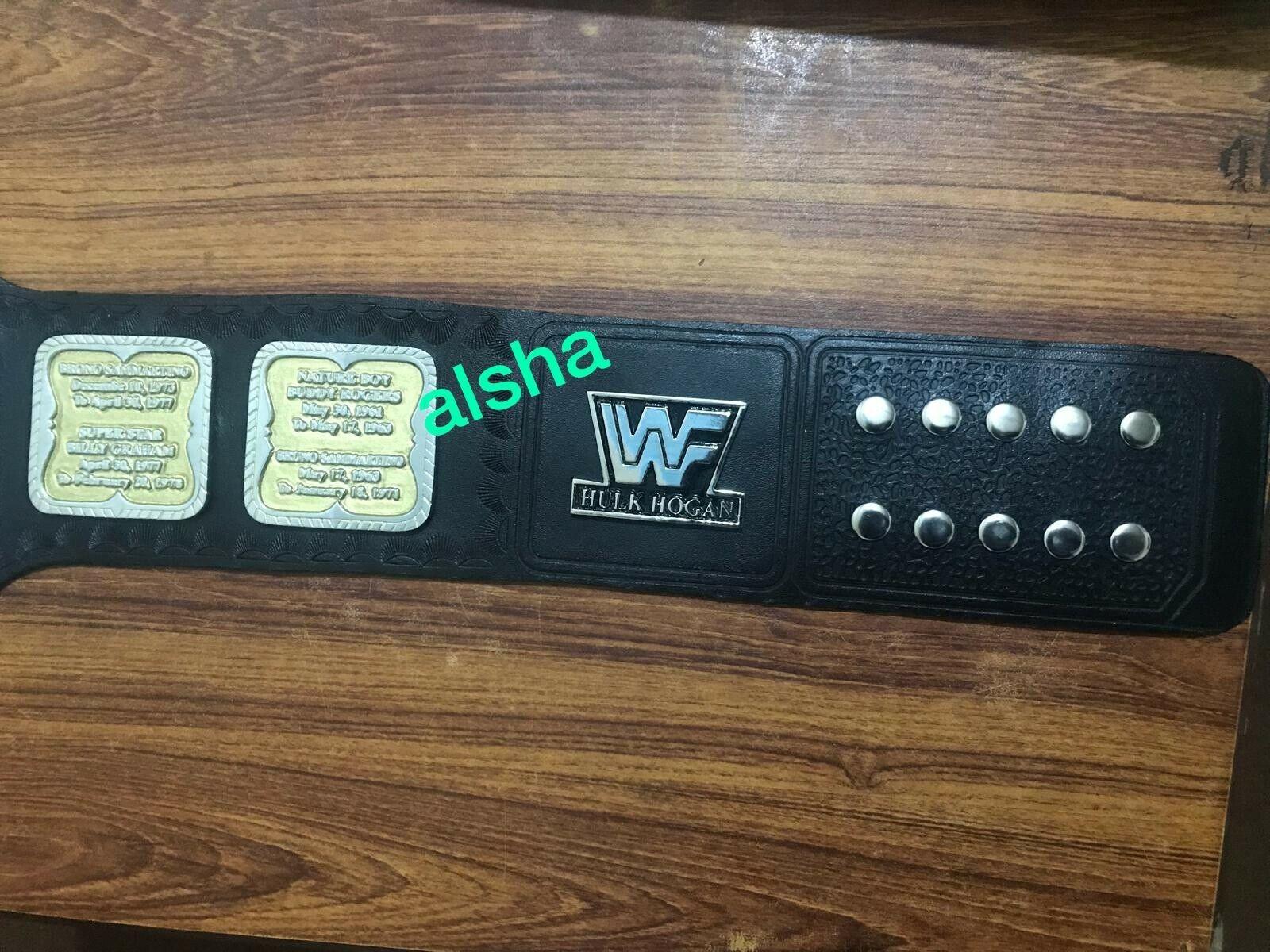 WWF HULK HOGAN 84 Zinc Championship Belt - Zees Belts