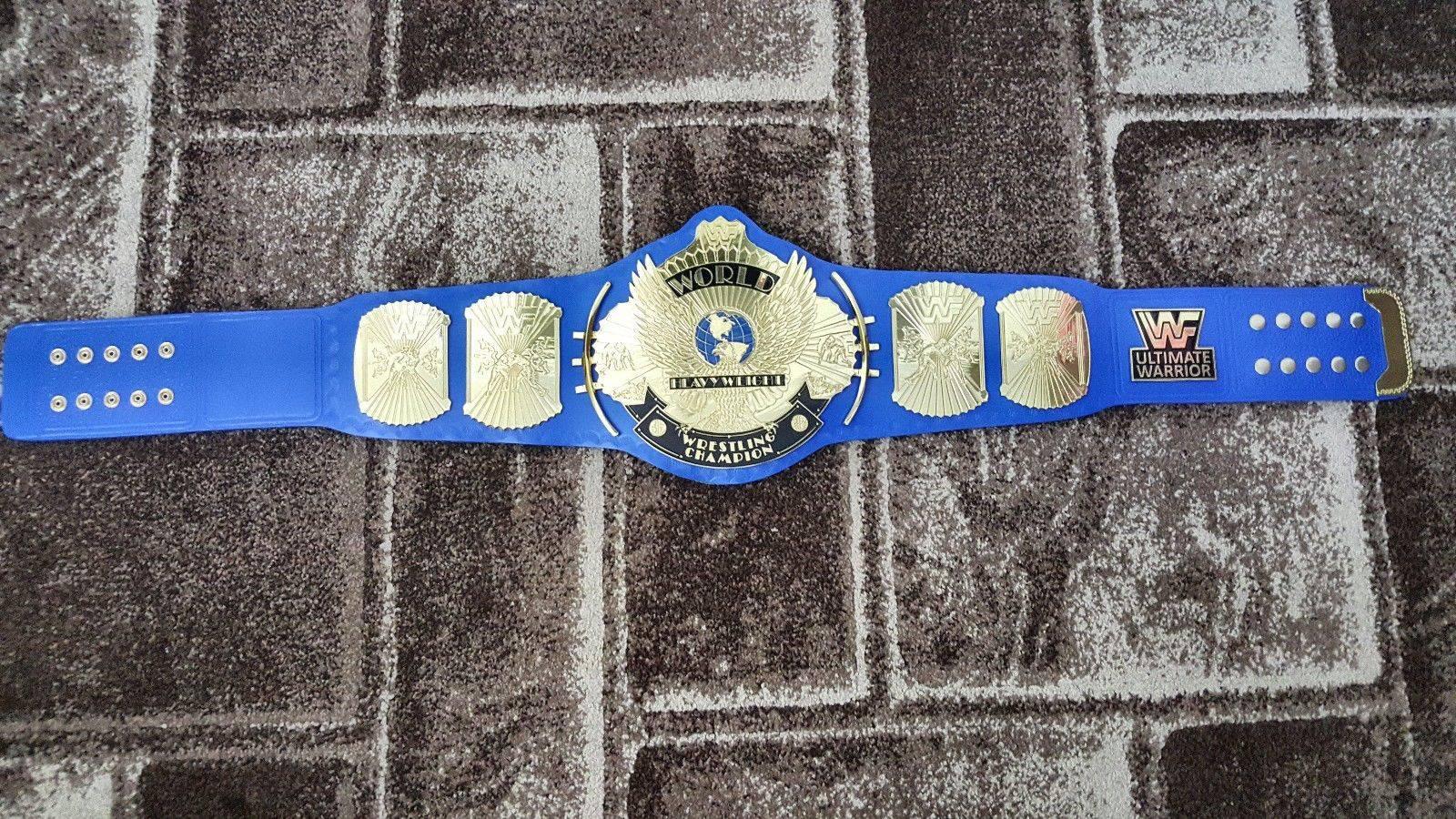 WWF ULTIMATE WARRIOR WINGED EAGLE Brass Championship Title Belt - Zees Belts