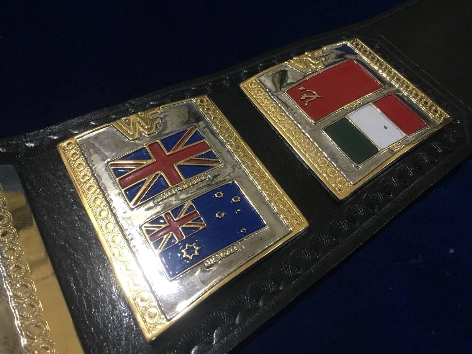 WWF HULK HOGAN 86 24K GOLD Championship Belt - Zees Belts