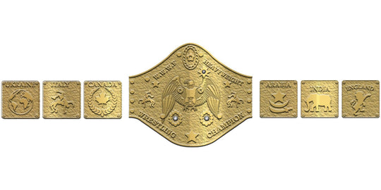 ZBCB-16 Custom Design Championship Belt - Zees Belts
