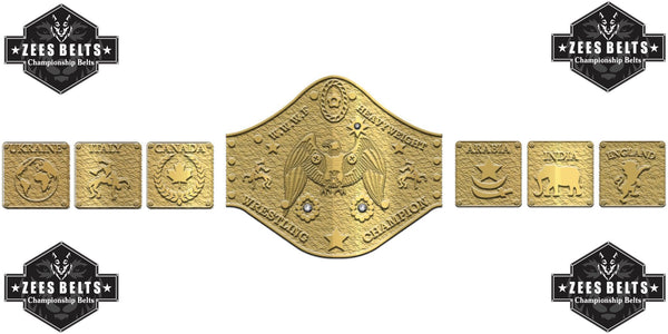 Customized Title Belts Designs | Zees Belts