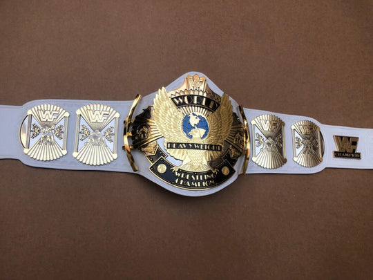 WWF WHITE WINGED EAGLE DUAL PLATED CNC HD CHAMPIONSHIP BELT - Zees Belts