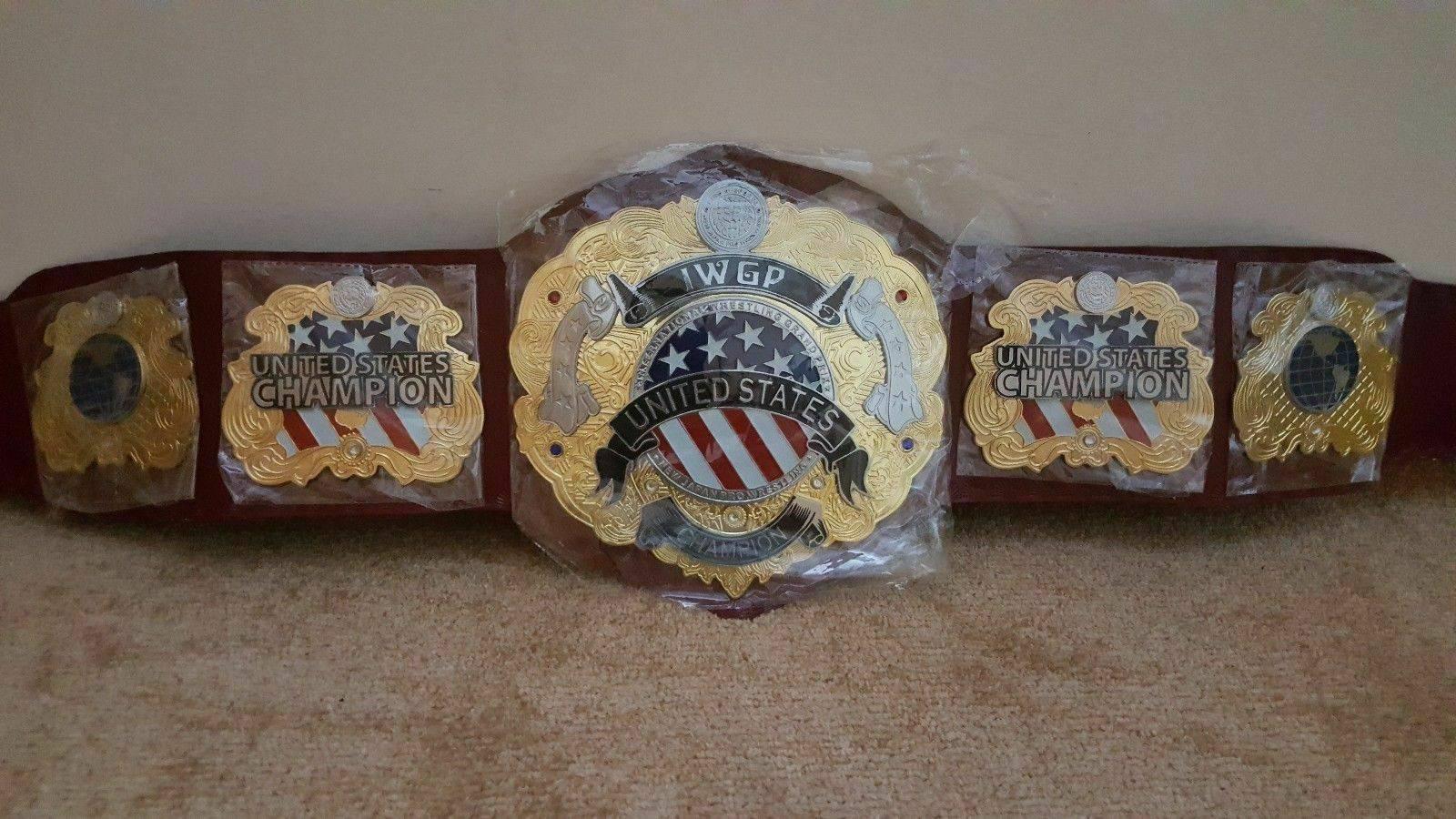 IWGP UNITED STATES DOUBLE STACKED Championship Belt - Zees Belts