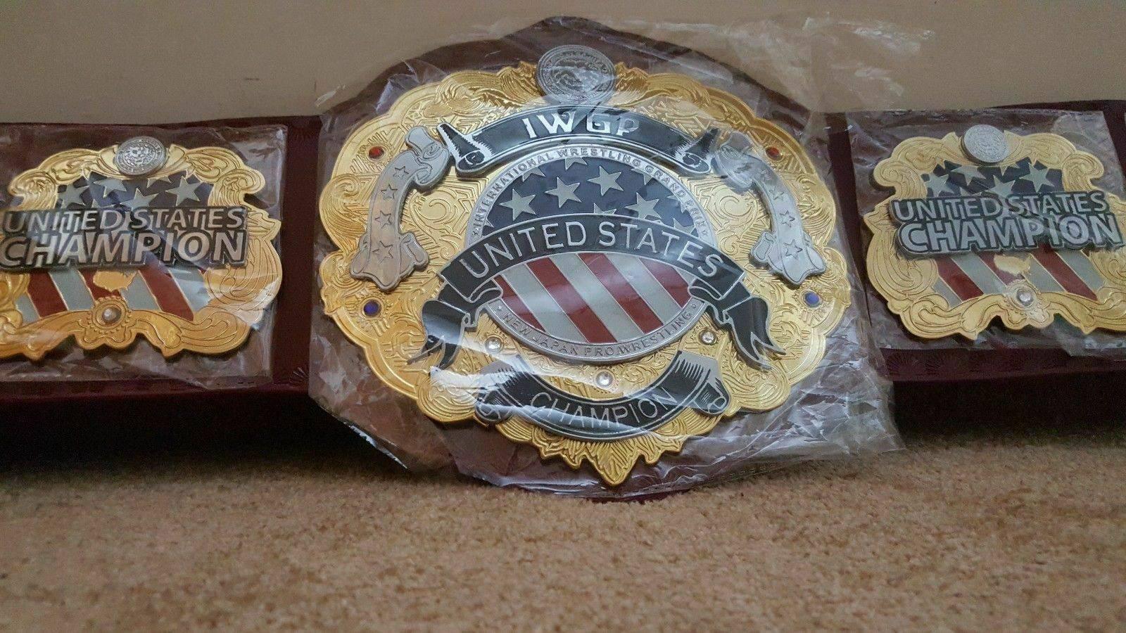 IWGP UNITED STATES DOUBLE STACKED Championship Belt - Zees Belts
