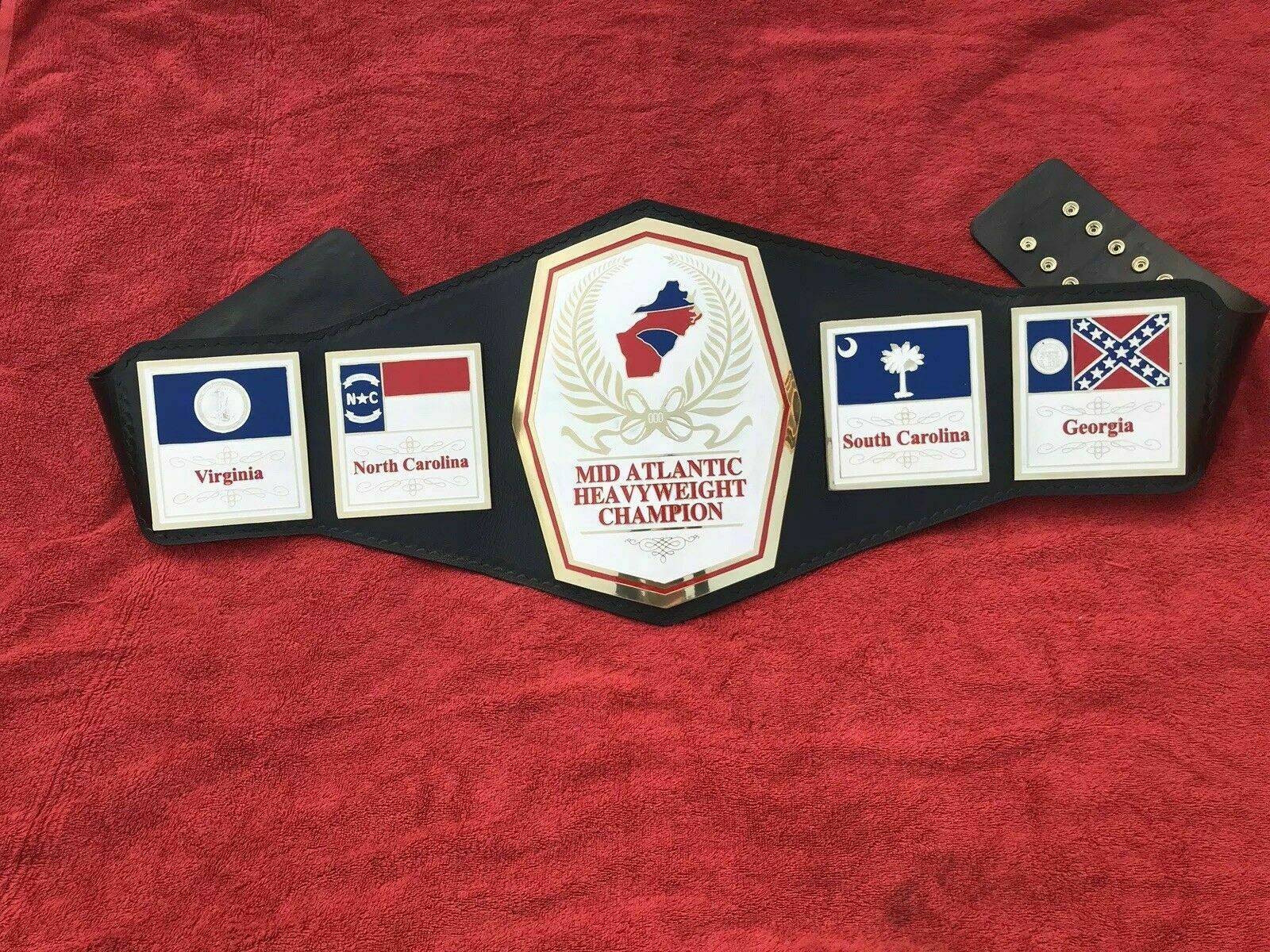 MID ATLANTIC HEAVYWEIGHT Championship Title Belt - Zees Belts