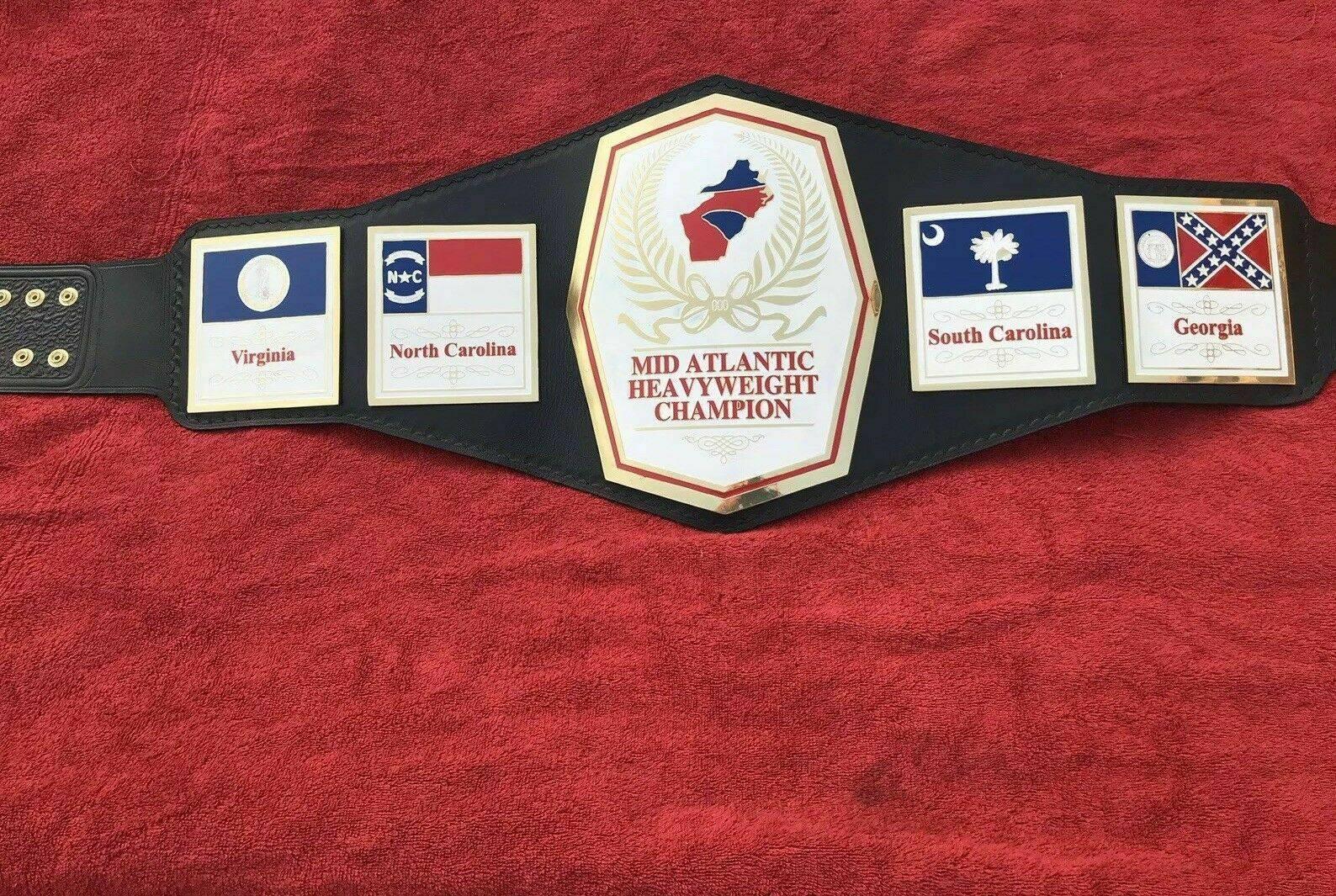 MID ATLANTIC HEAVYWEIGHT Championship Title Belt - Zees Belts