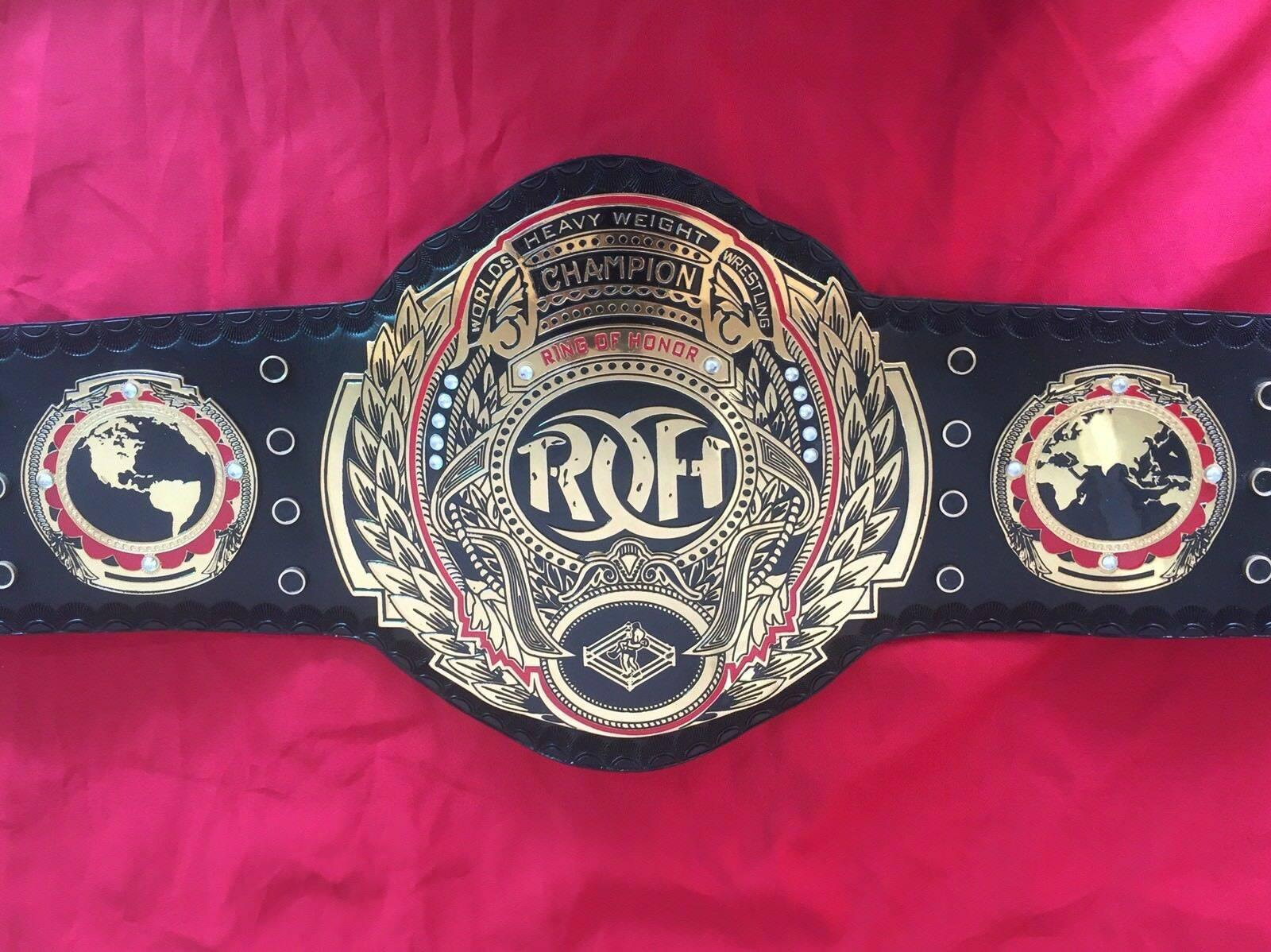 ROH HEAVYWEIGHT Brass Championship Belt - Zees Belts