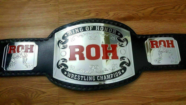 ROH Brass Championship Belt - Zees Belts