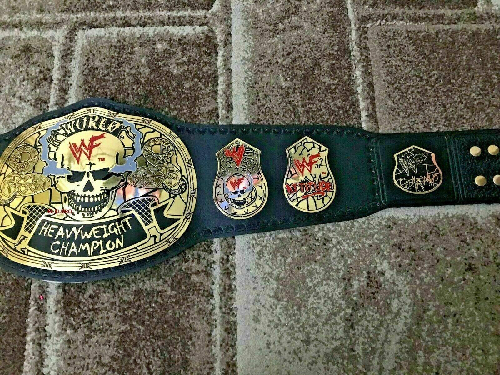 WWE Smoking Skull Brass Championship Belt - Zees Belts