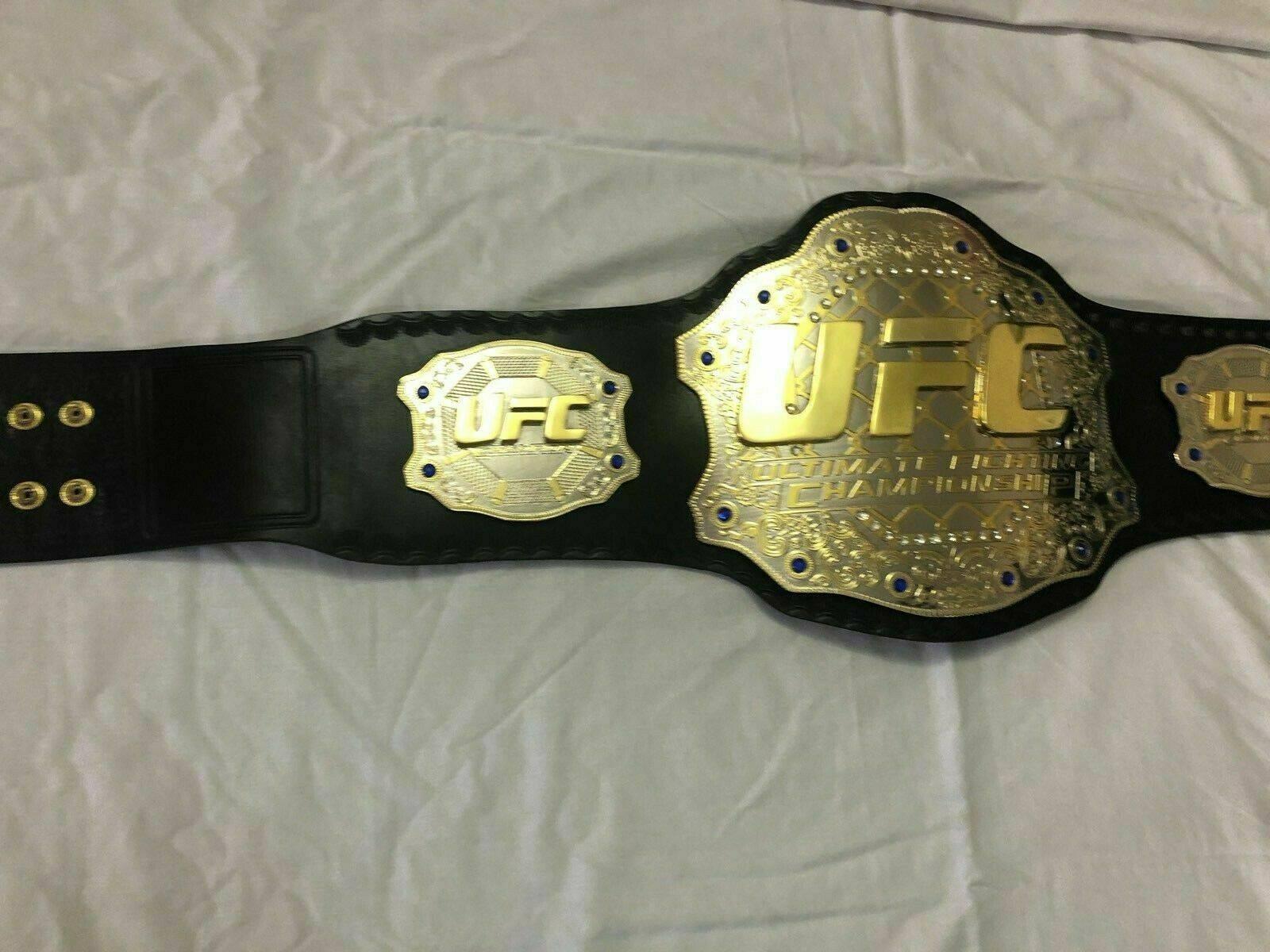 UFC Brass Double Stacked Championship Belt - Zees Belts