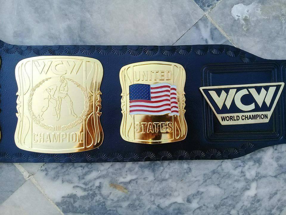 WCW UNITED STATES HEAVYWEIGHT Brass Championship Belt - Zees Belts