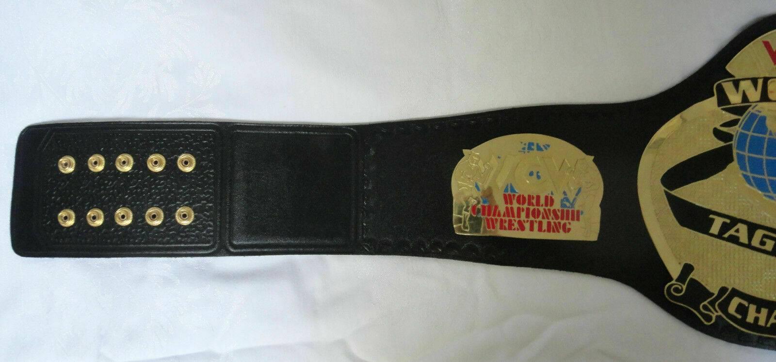 WCW WORLD TAG TEAM Brass Championship Belt - Zees Belts