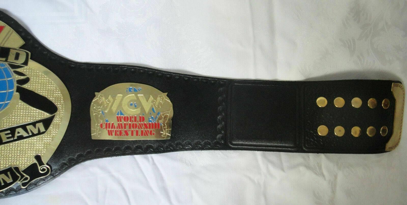 WCW WORLD TAG TEAM Brass Championship Belt - Zees Belts