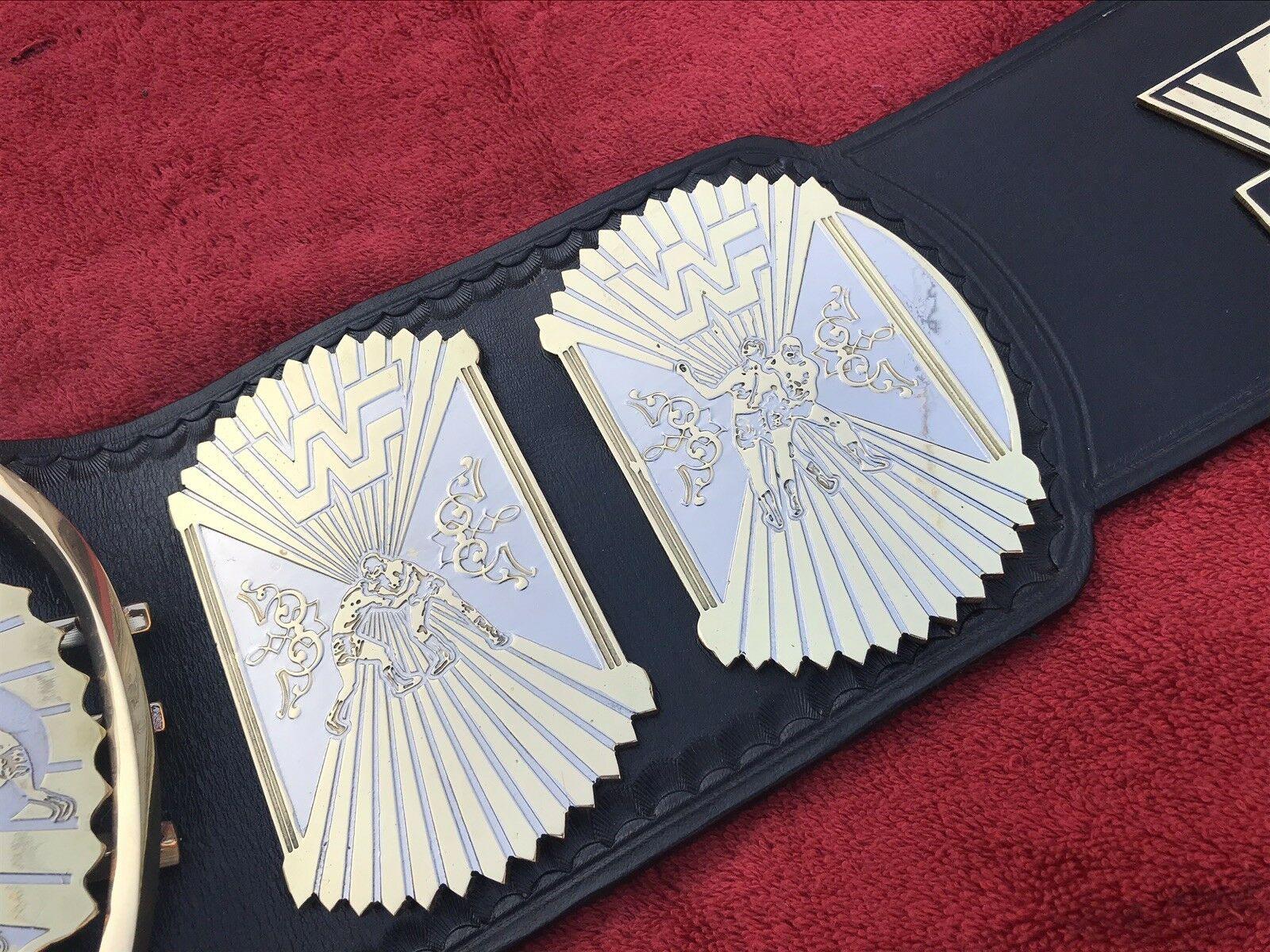 WWF WINGED EAGLE DUAL PLATED Brass Championship Title Belt