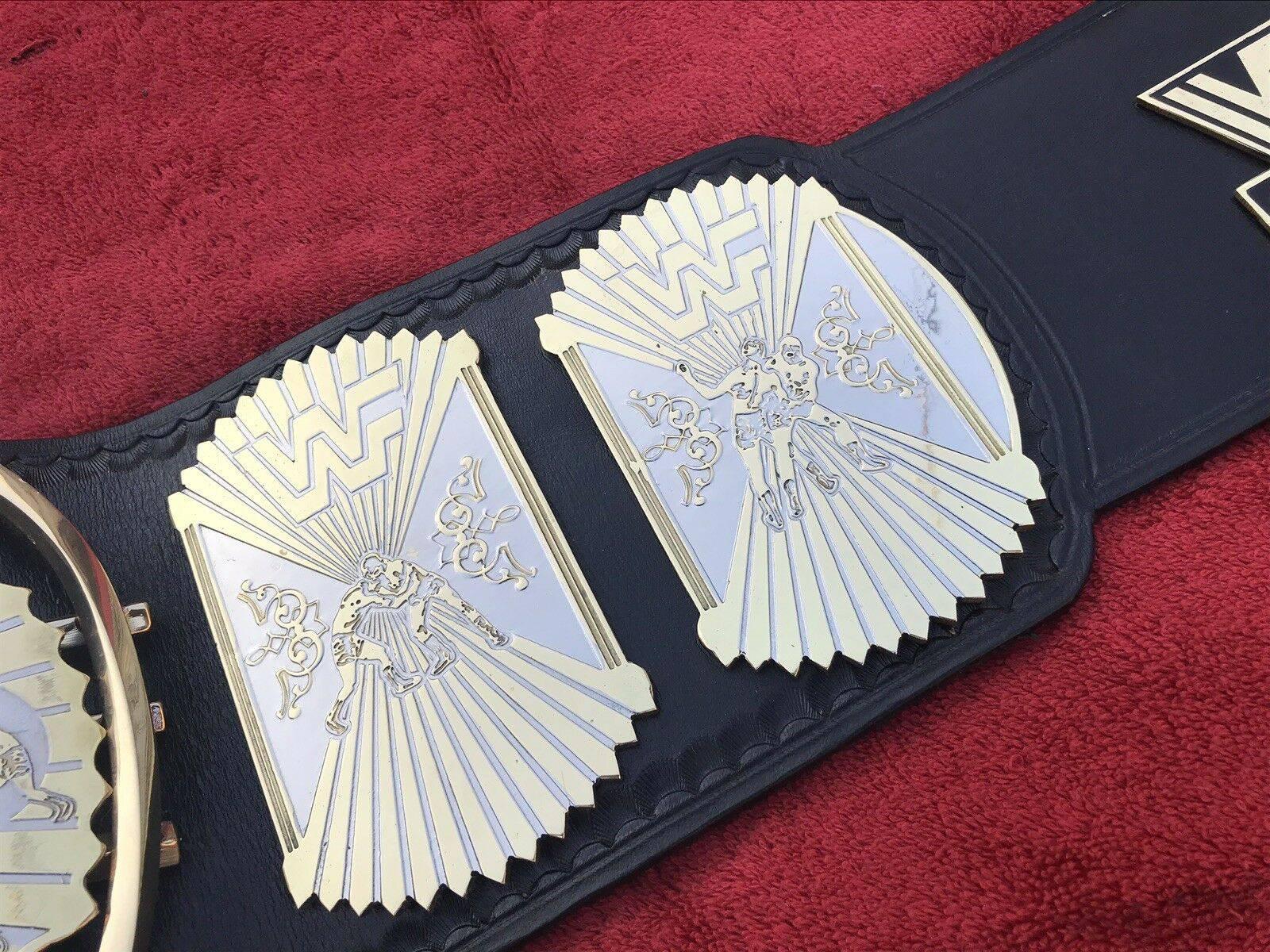 WWF WINGED EAGLE DUAL PLATED Brass Championship Title Belt - Zees Belts