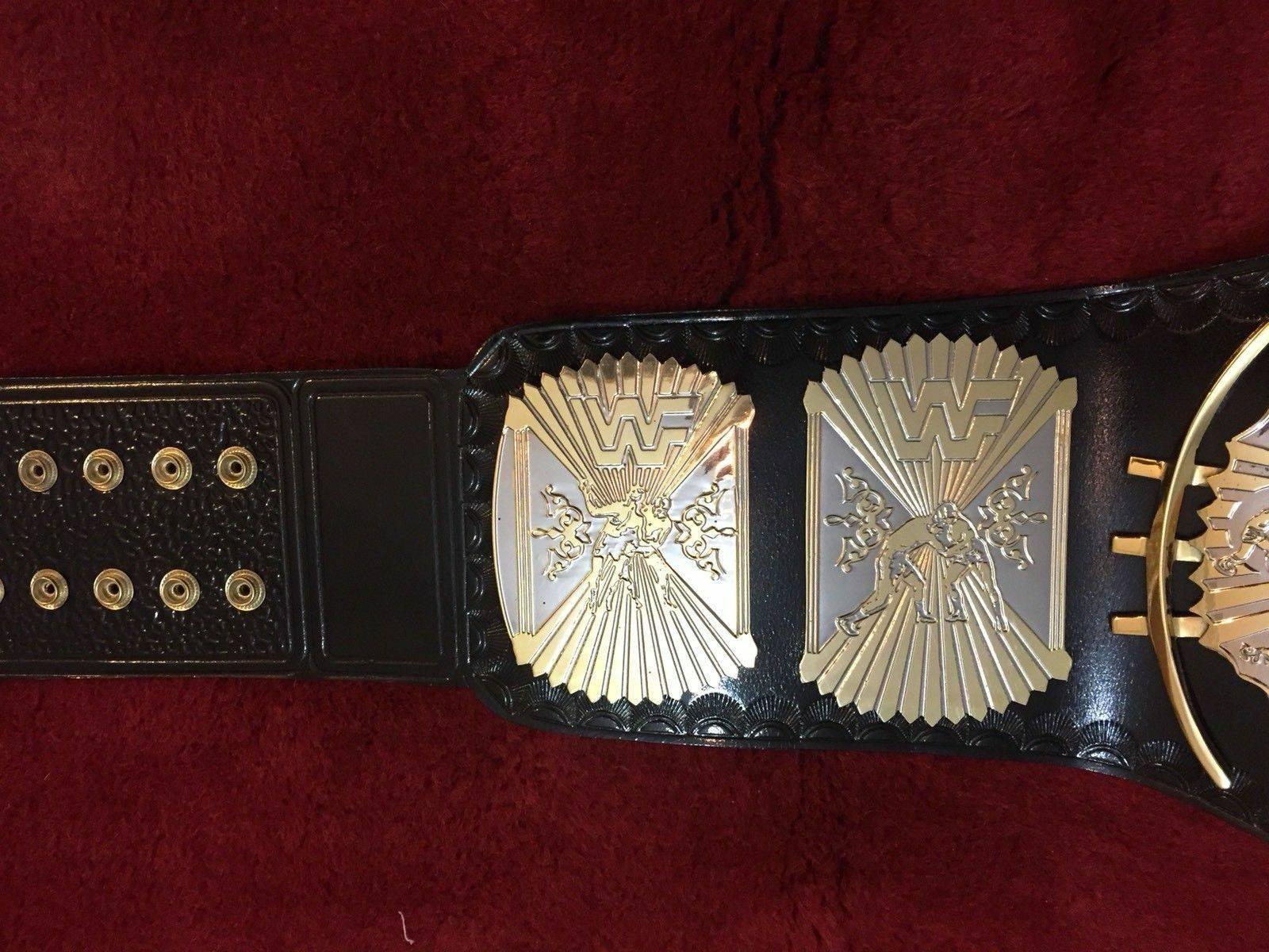 WWF WINGED EAGLE DUAL PLATED Brass Championship Belt - Zees Belts