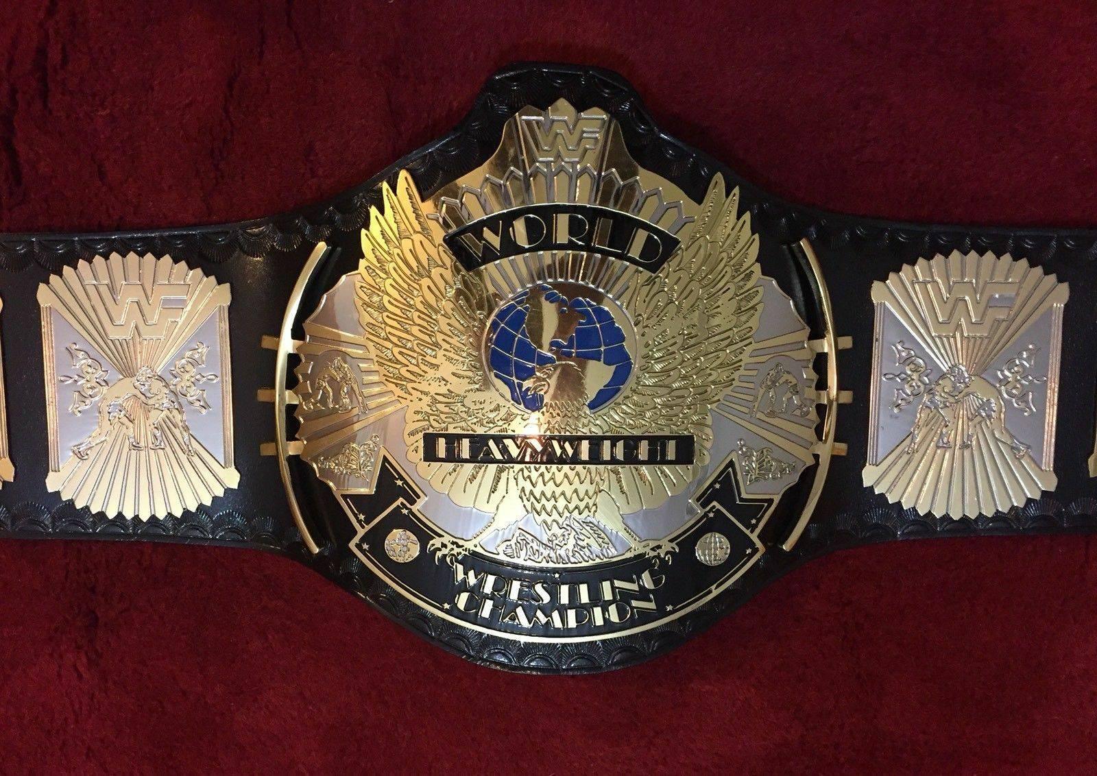WWF WINGED EAGLE DUAL PLATED Brass Championship Belt - Zees Belts