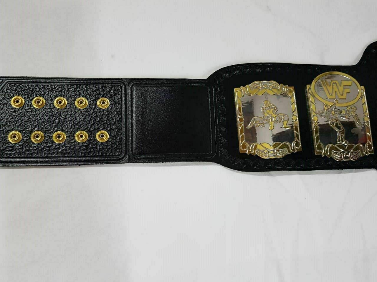 WWF WORLD TAG TEAM DUAL PLATED Brass Championship Belt - Zees Belts