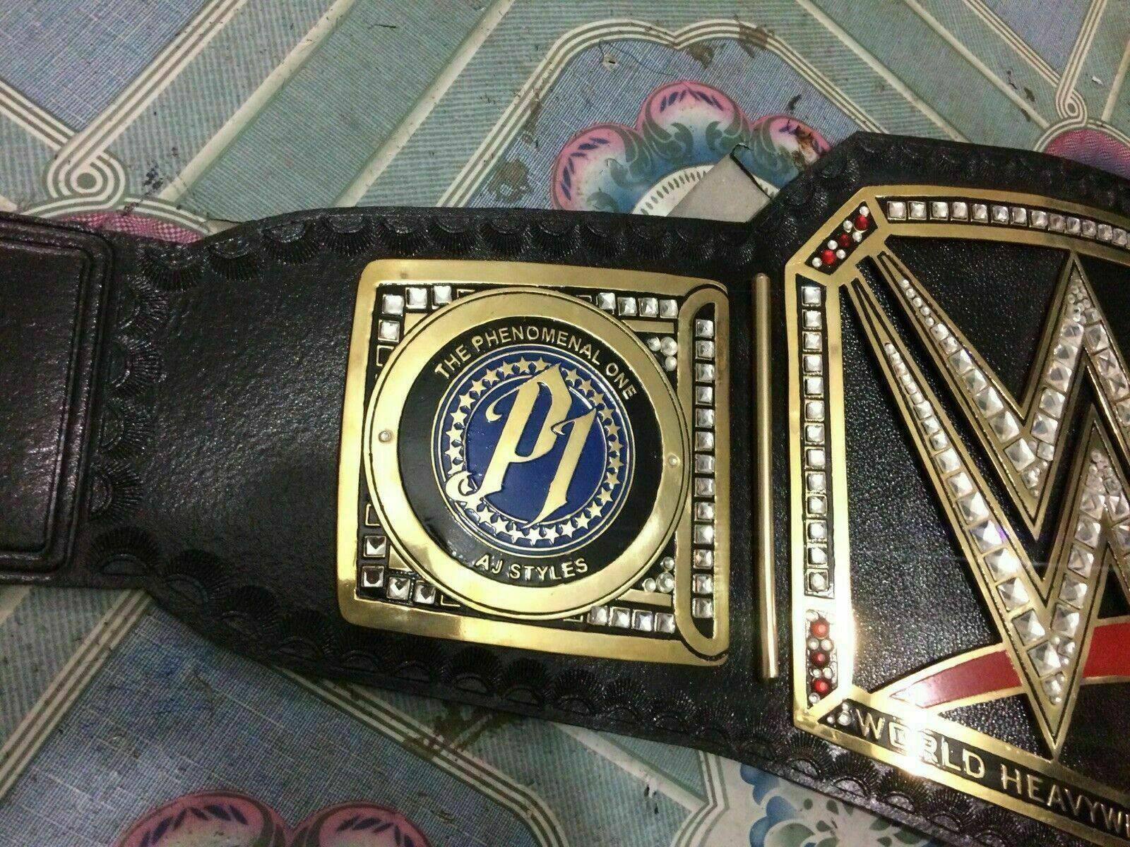 WWE WORLD HEAVYWEIGHT AJ STYLES Championship Title Belt - Zees Belts