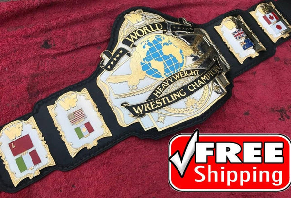 WWF ANDRE HEAVYWEIGHT 87 24K GOLD Zinc Championship Title Belt