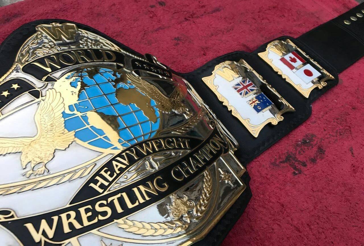 WWF ANDRE HEAVYWEIGHT 87 24K GOLD Zinc Championship Title Belt