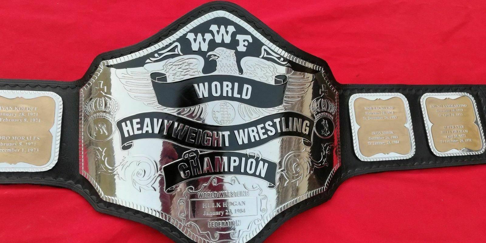 WWF HULK HOGAN 84 24K GOLD Championship Belt - Zees Belts